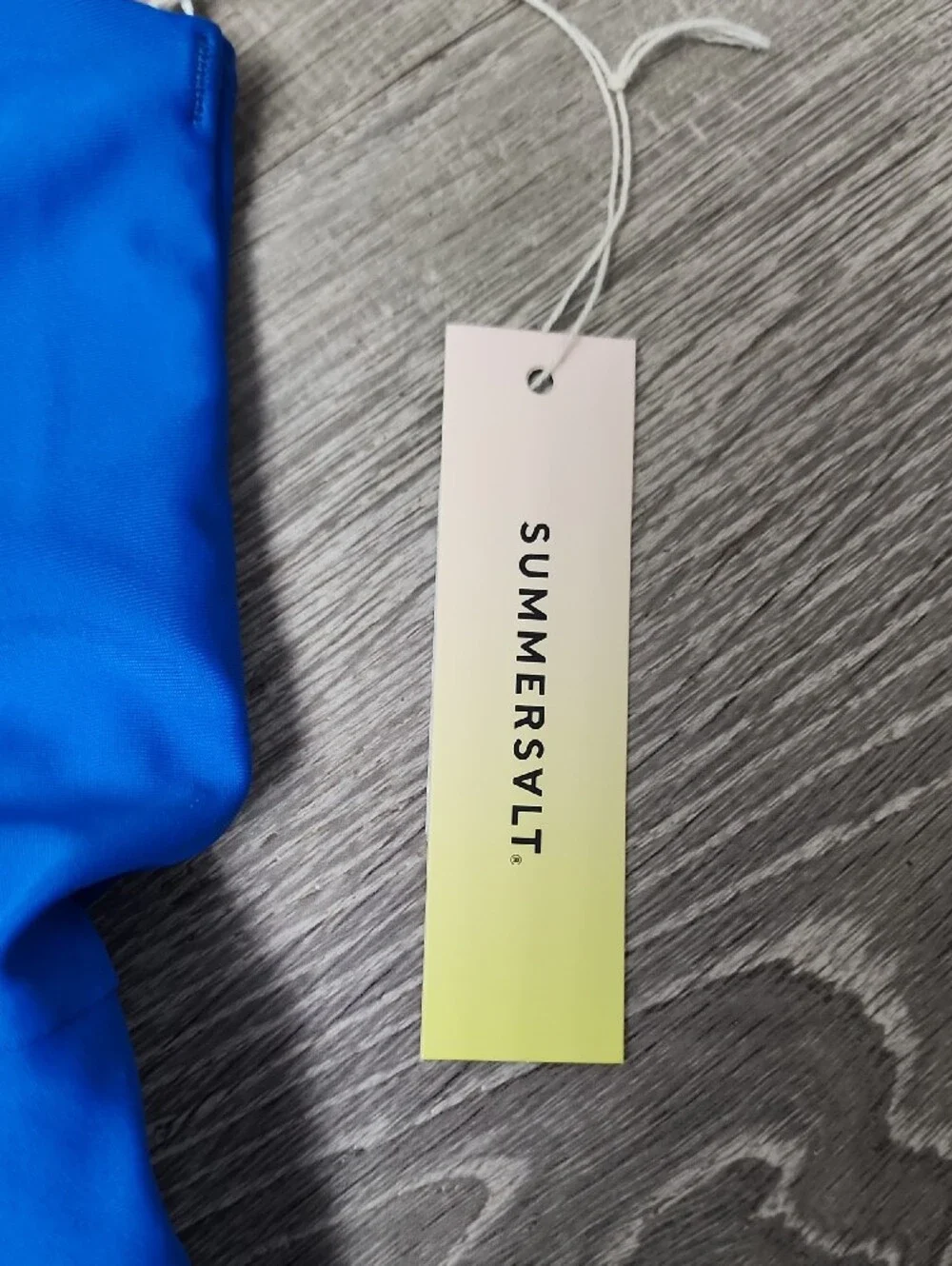 Summersalt Women's One-Piece Swimsuit Blue Size 8 New With Tag